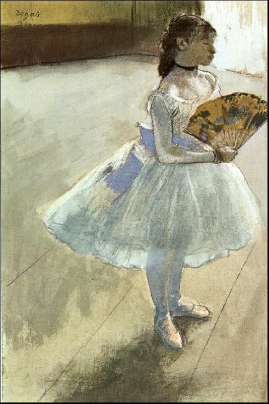 Edgar Degas Dancer with a Fan France oil painting art